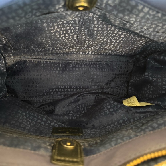 Kate Spade New York Navy Nylon Crossbody Satchel Bag with Strap - Picture 5 of 9